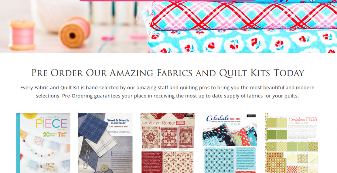 Christie’s Quilting Boutique Splash Page