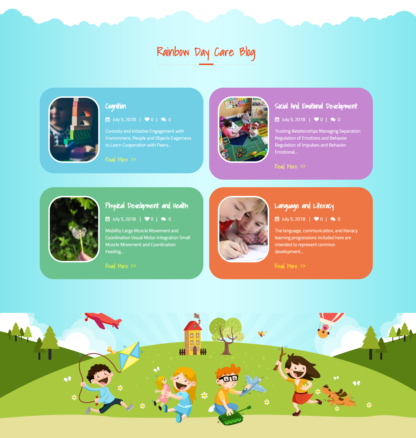 Rainow Day Care Blog Section