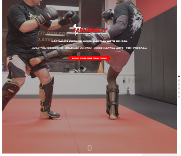 Jonesly MMA Splash Page