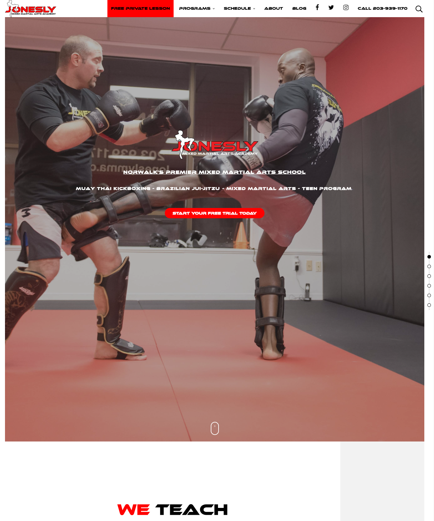 Jonesly MMA Splash Page