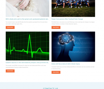 Neurology Associates of Norwalk Splash Page Blog Section